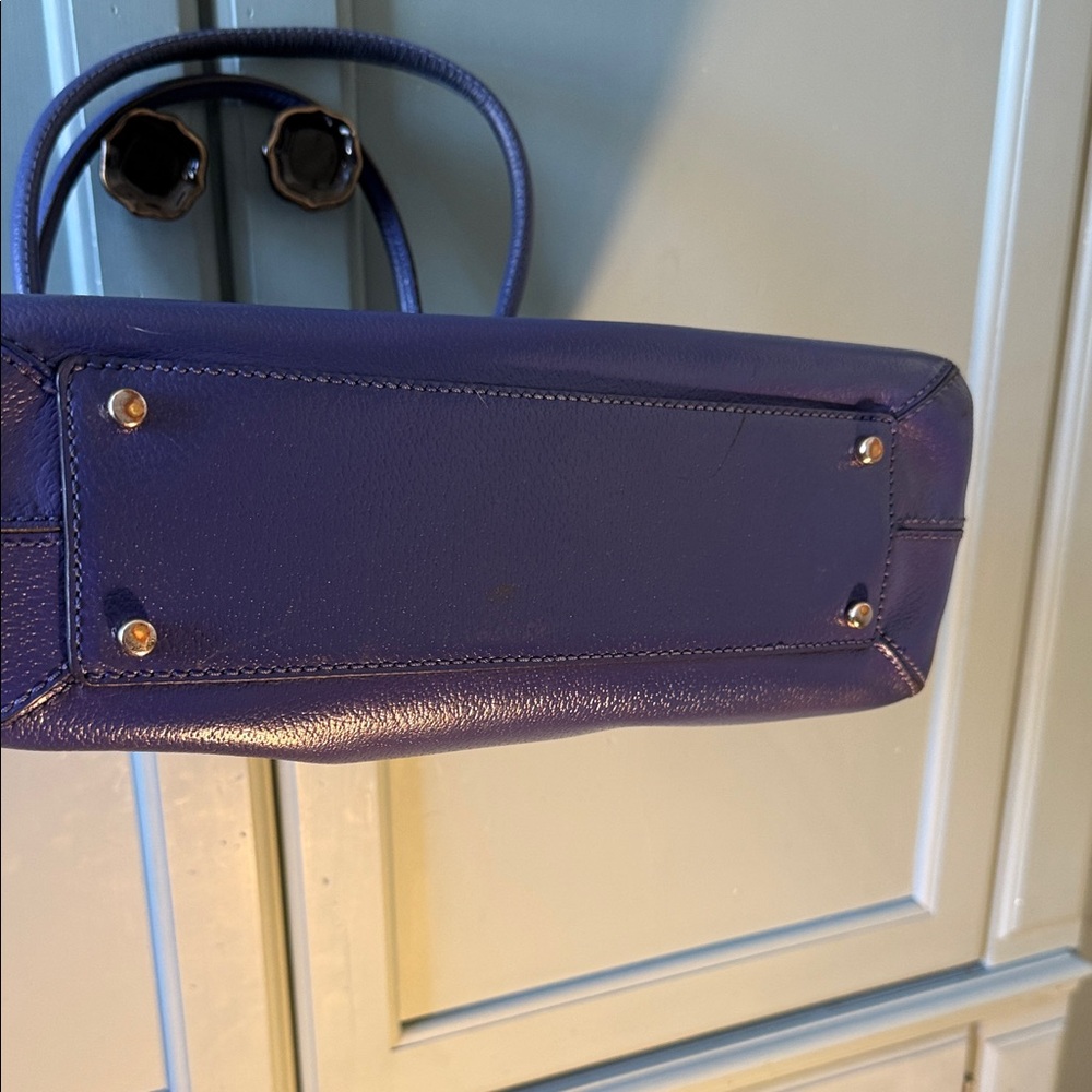 kate spade Royal Blue Leather Shoulder Bag - Picture 4 of 7